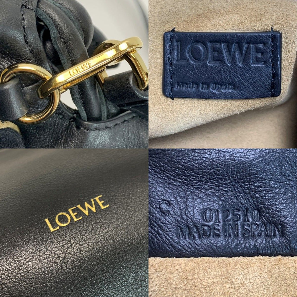 Loewe Clutch Flamenco Black Gold — view 7