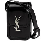 Saint Laurent Solferino Mini Shoulder Bag Patent Black