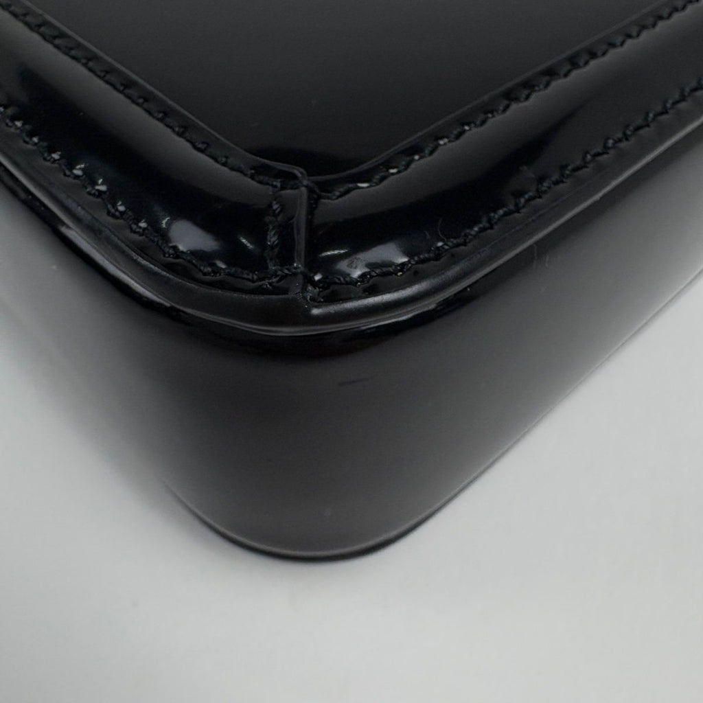 Saint Laurent Solferino Mini Shoulder Bag Patent Black — view 3
