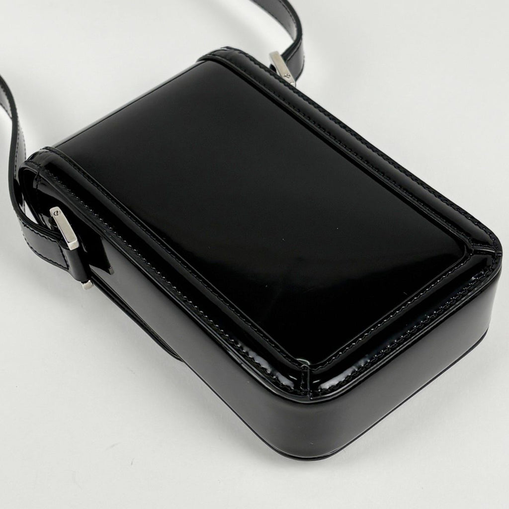 Saint Laurent Solferino Mini Shoulder Bag Patent Black — view 2