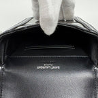 Saint Laurent Solferino Mini Shoulder Bag Patent Black — view 6