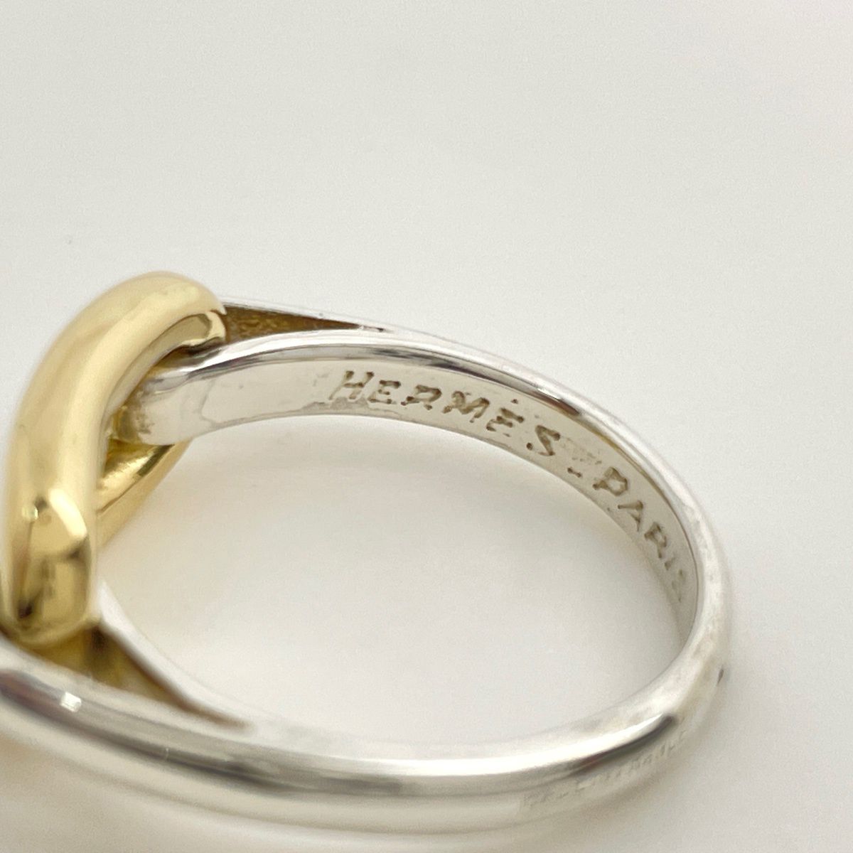Hermes Ring Chaine D'ancre Silver Gold — view 4