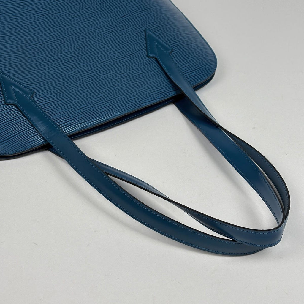 Louis Vuitton Lussac Tote Bag Epi Toledo Blue — view 7