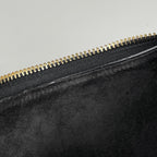 Celine Medium Ava Triomphe Shoulder Bag Leather Black — view 8