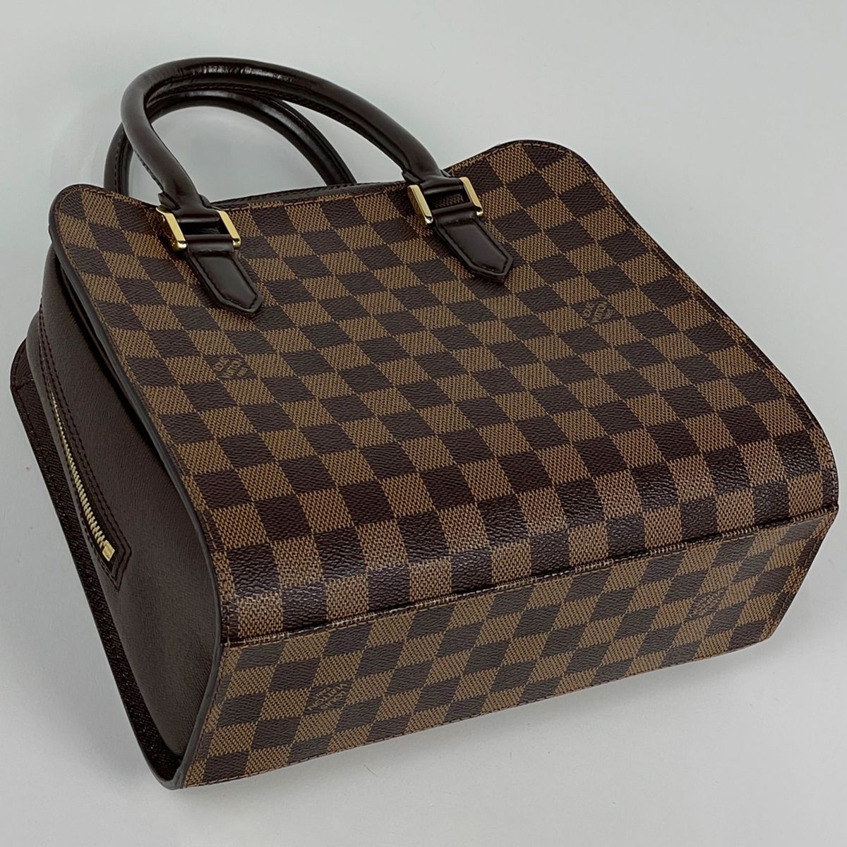 Louis Vuitton Triana Handbag Damier Brown — view 2