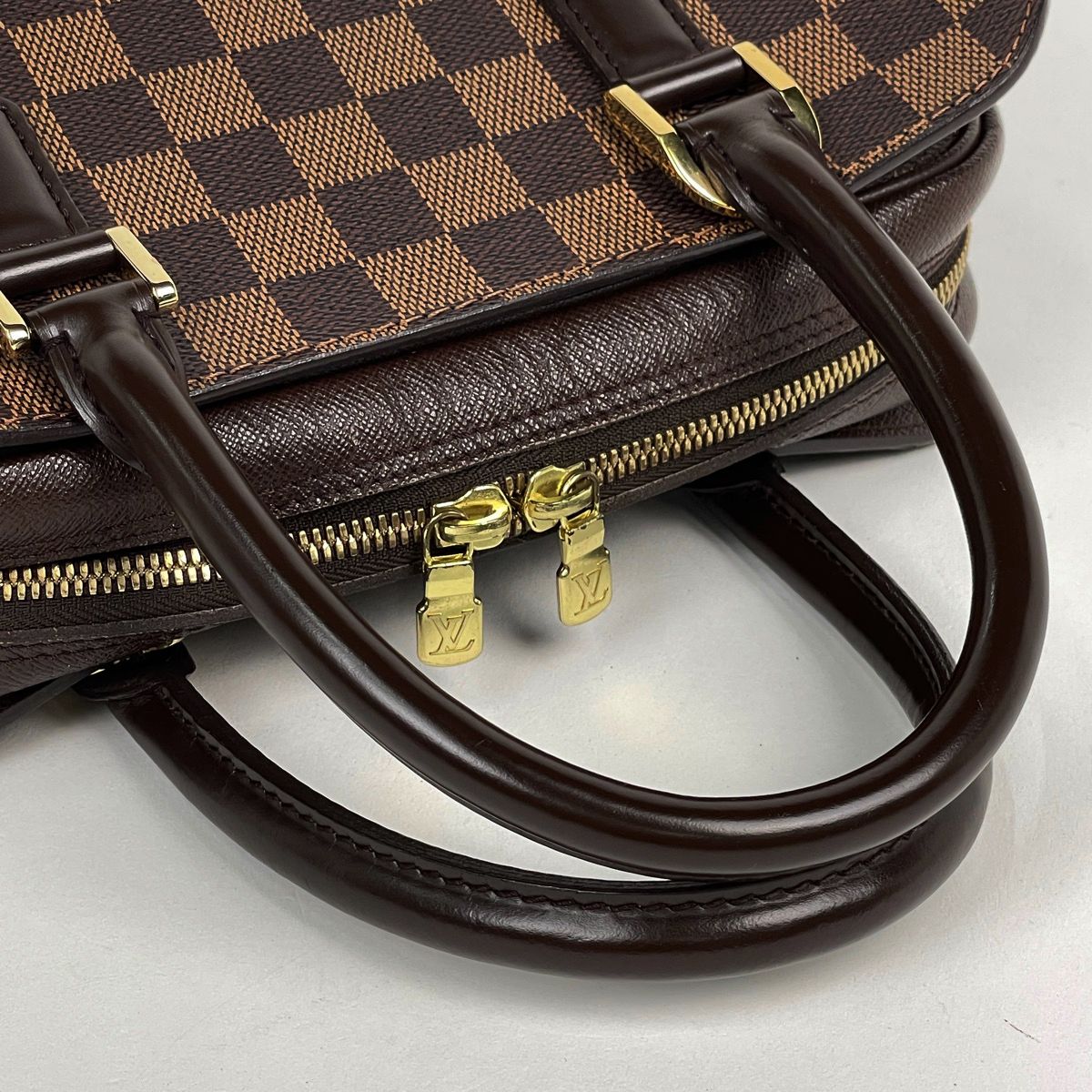 Louis Vuitton Triana Handbag Damier Brown — view 6