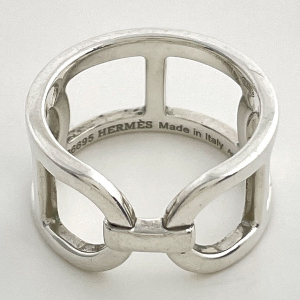 Hermes Ever Chaine D'ancre MM Ring 925 Sterling Silver — view 2