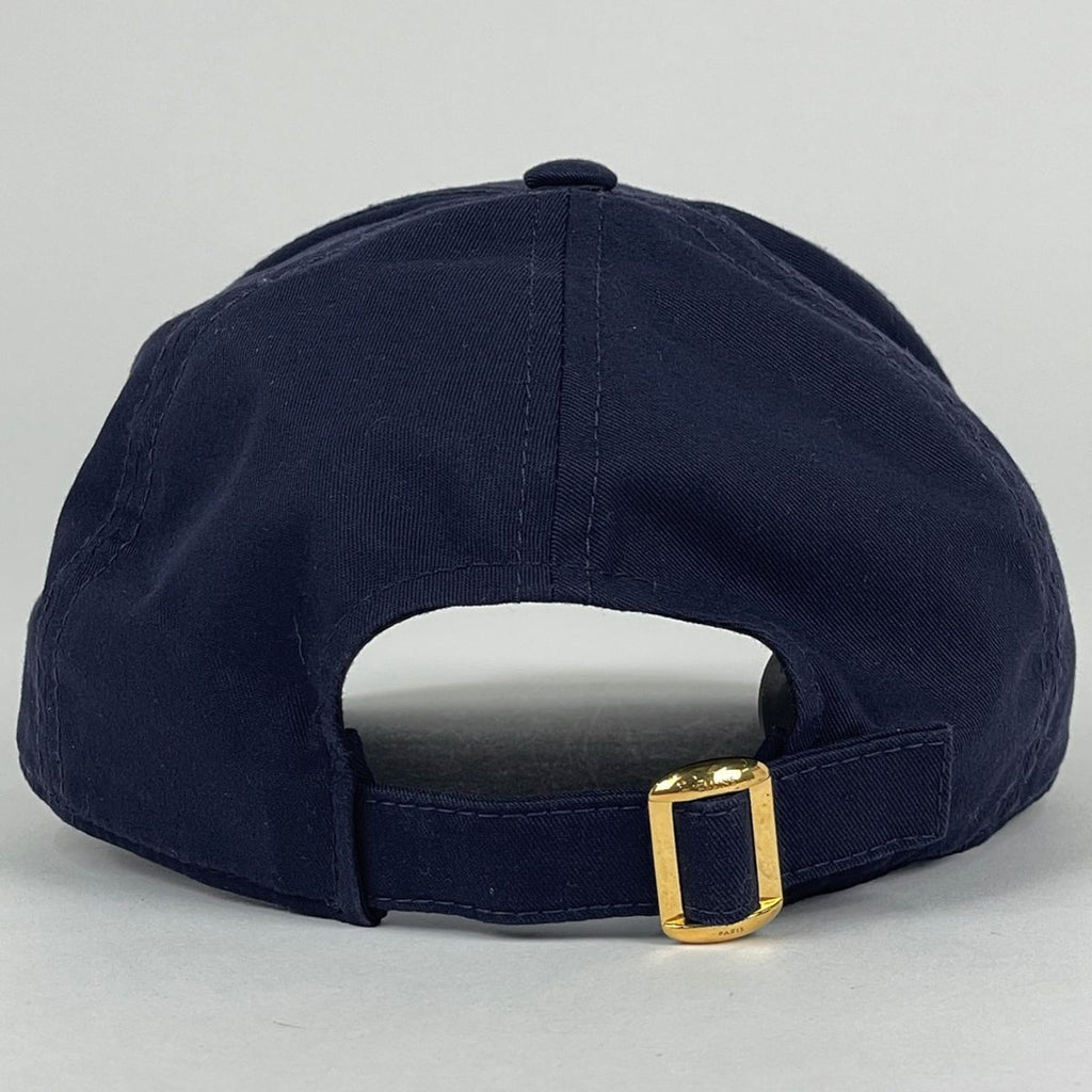 Celine Baseball Cap Hat Cotton Navy — view 2