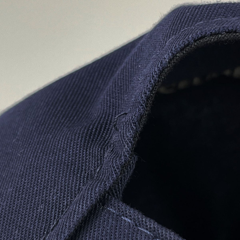 Celine Baseball Cap Hat Cotton Navy — view 5
