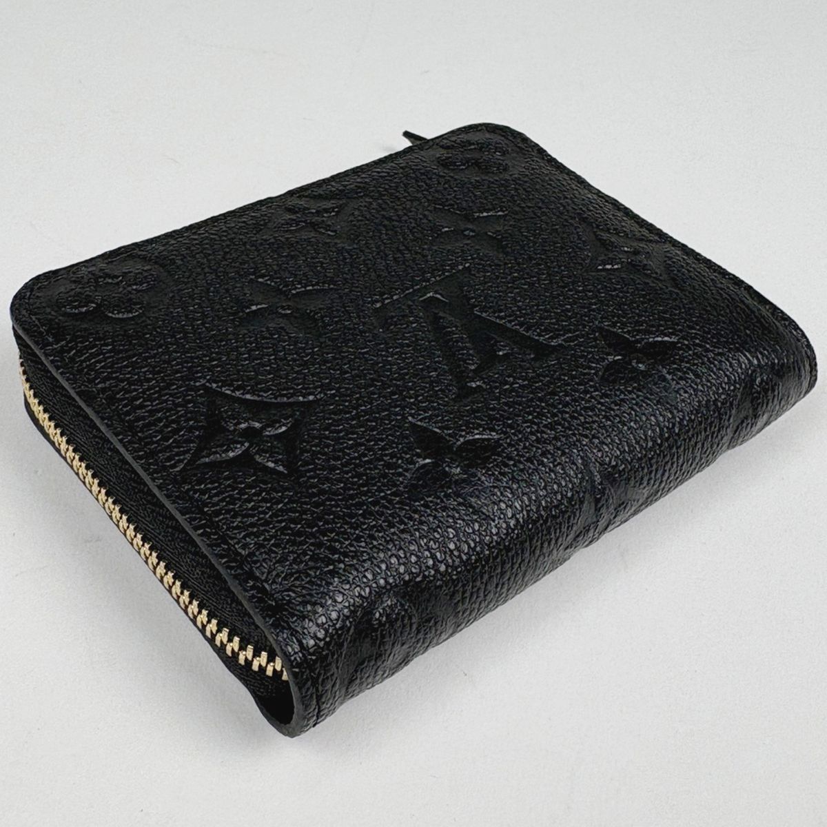 Louis Vuitton Zippy Coin Purse Card Case Monogram Empreinte Noir — view 2