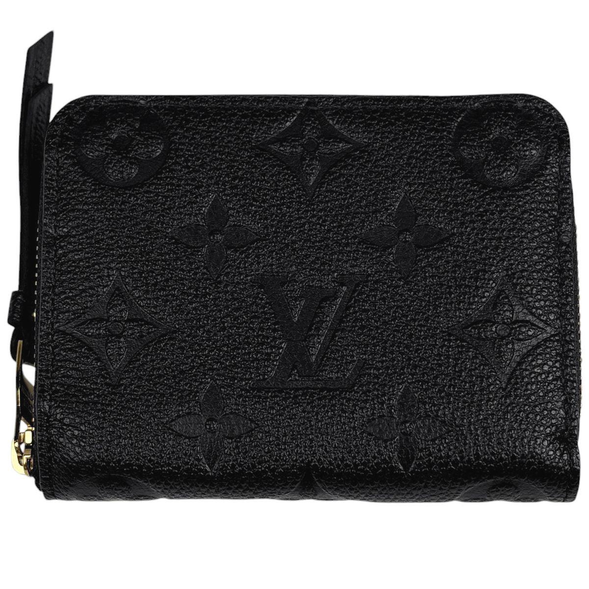 Louis Vuitton Zippy Coin Purse Card Case Monogram Empreinte Noir