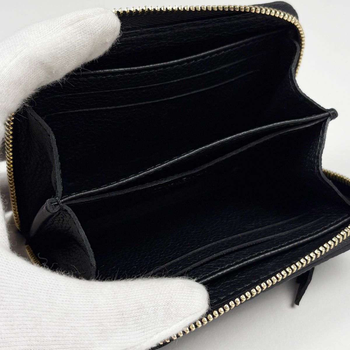 Louis Vuitton Zippy Coin Purse Card Case Monogram Empreinte Noir — view 5