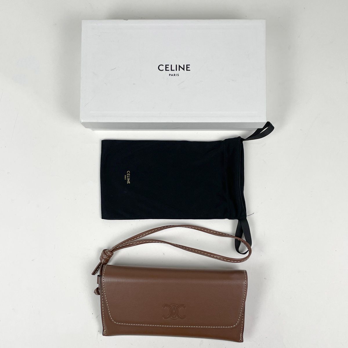 Celine Sunglasses Triomphe Acetate Brown Eyewear — view 5