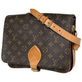 Louis Vuitton Cartouchiere Shoulder Bag Monogram Brown