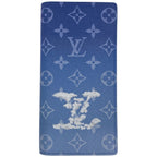Louis Vuitton Portefeuille Brazza Wallet Monogram Clouds Blue
