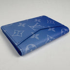 Louis Vuitton Pocket Organizer Card Case Monogram Clouds Blue — view 2