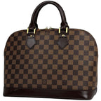 Louis Vuitton Alma Handbag Damier Brown
