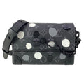 Louis Vuitton Wallet Yayoi Kusama Steamer Wearable Monogram Eclipse Gray