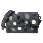 Louis Vuitton Wallet Yayoi Kusama Steamer Wearable Monogram Eclipse Gray