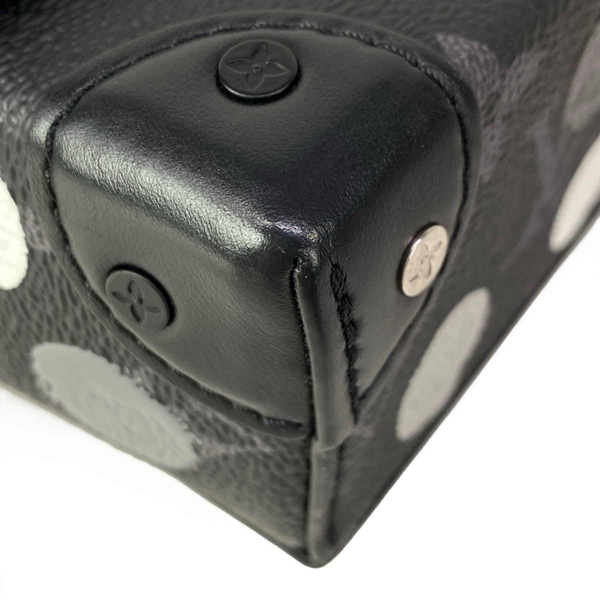 Louis Vuitton Wallet Yayoi Kusama Steamer Wearable Monogram Eclipse Gray — view 7