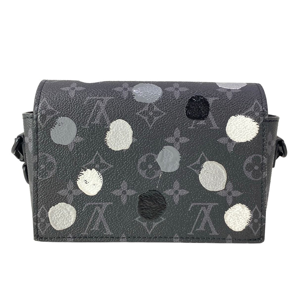 Louis Vuitton Wallet Yayoi Kusama Steamer Wearable Monogram Eclipse Gray — view 2