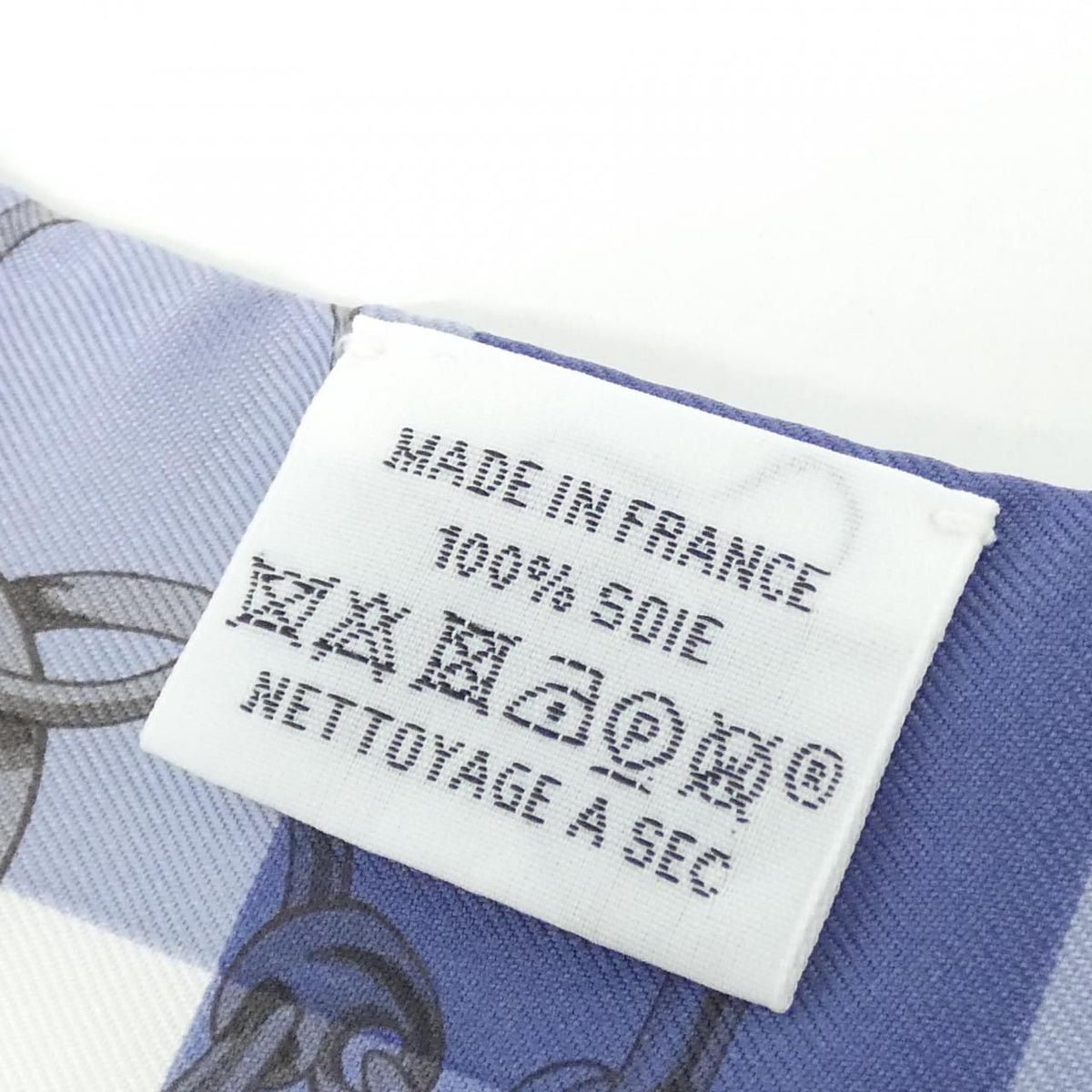 Hermes Mors Et Gourmettes Vichy Twilly Scarf — view 5