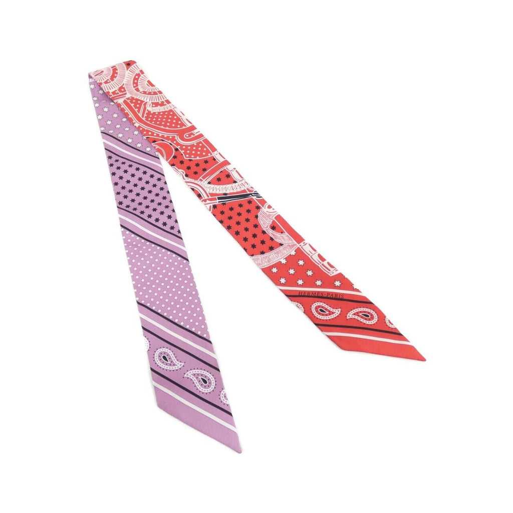 Hermes Ereron D'or Cut Twilly Scarf