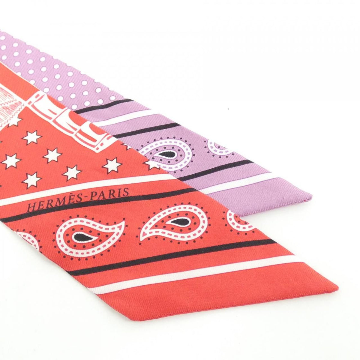 Hermes Ereron D'or Cut Twilly Scarf — view 2