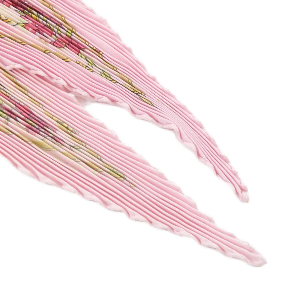Hermes Pleated Scarf Pink — view 2