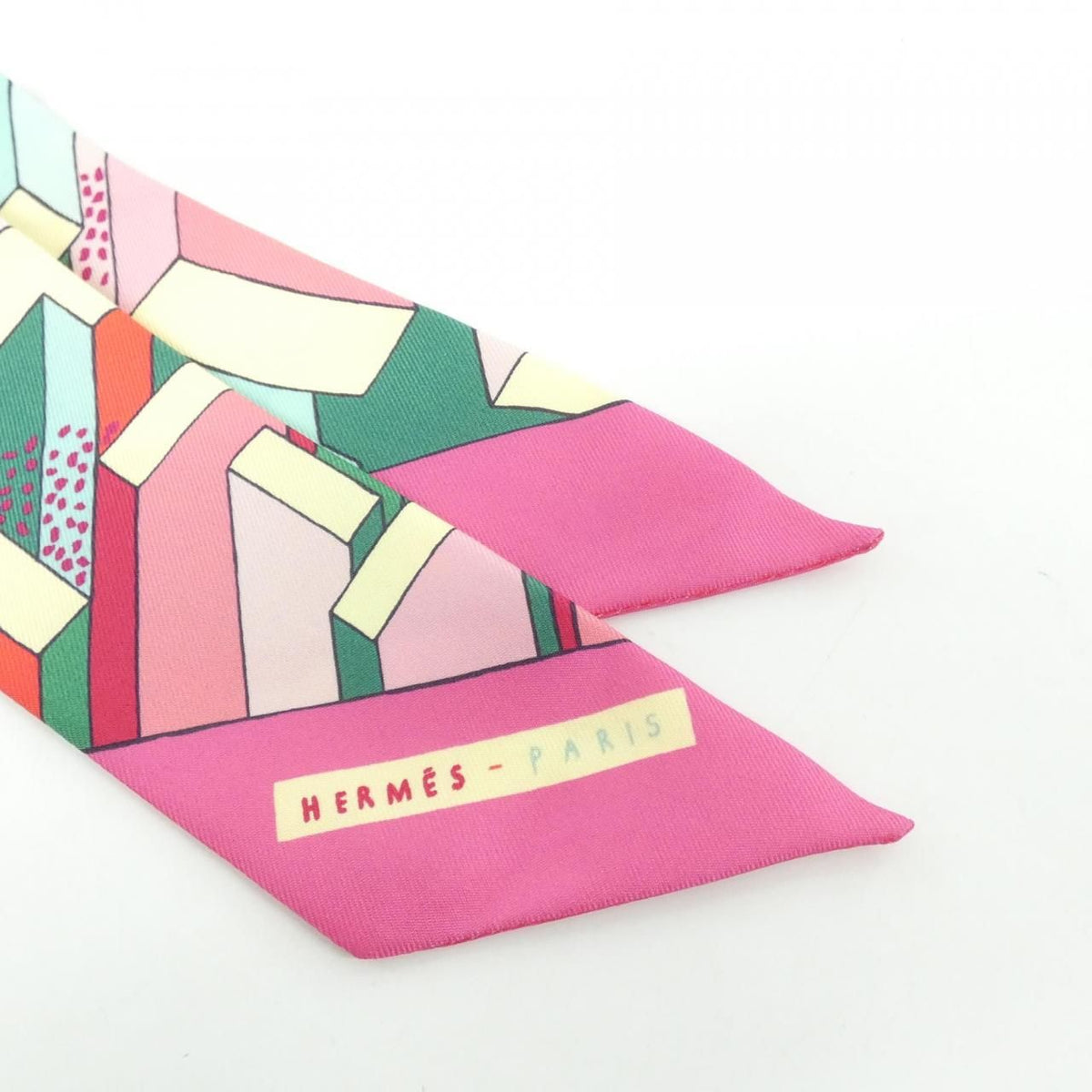 Hermes Twilly Scarf Yellow — view 2