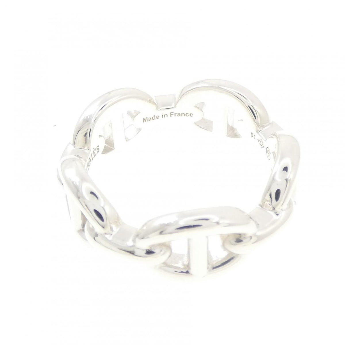 Hermes Chaine D'ancre Enchainee Ring — view 3