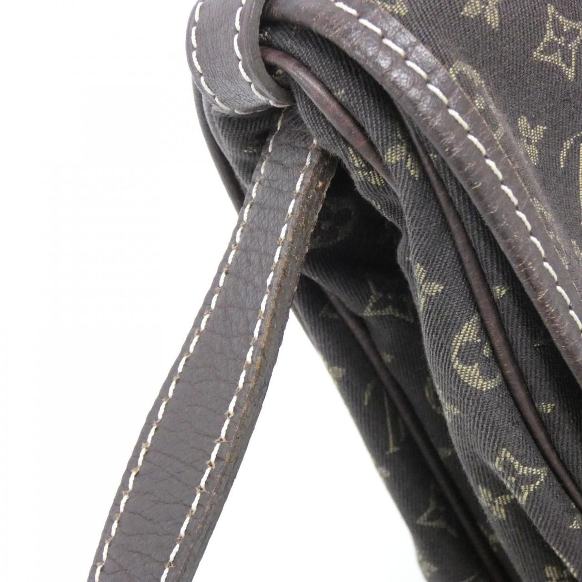 Louis Vuitton Monogram Mini Lin Saumur 30 — view 4