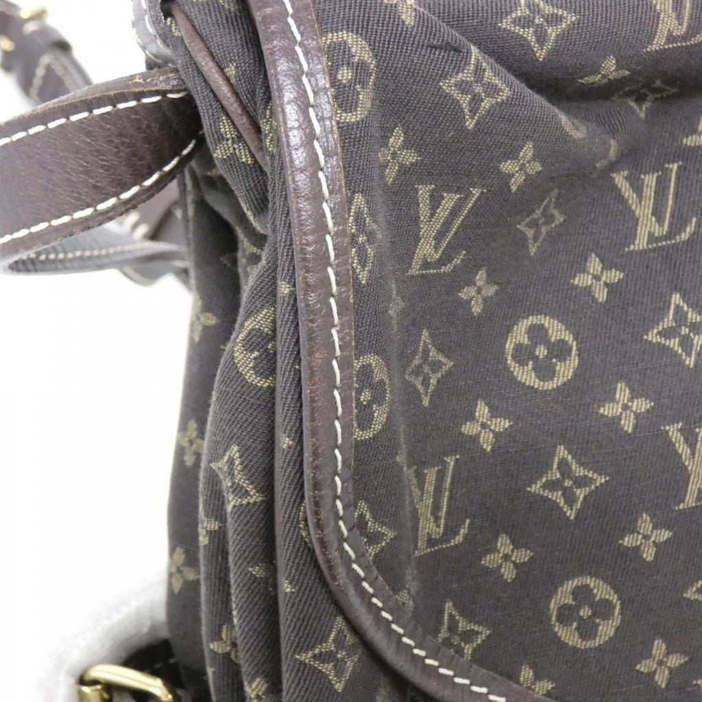 Louis Vuitton Monogram Mini Lin Saumur 30 — view 3