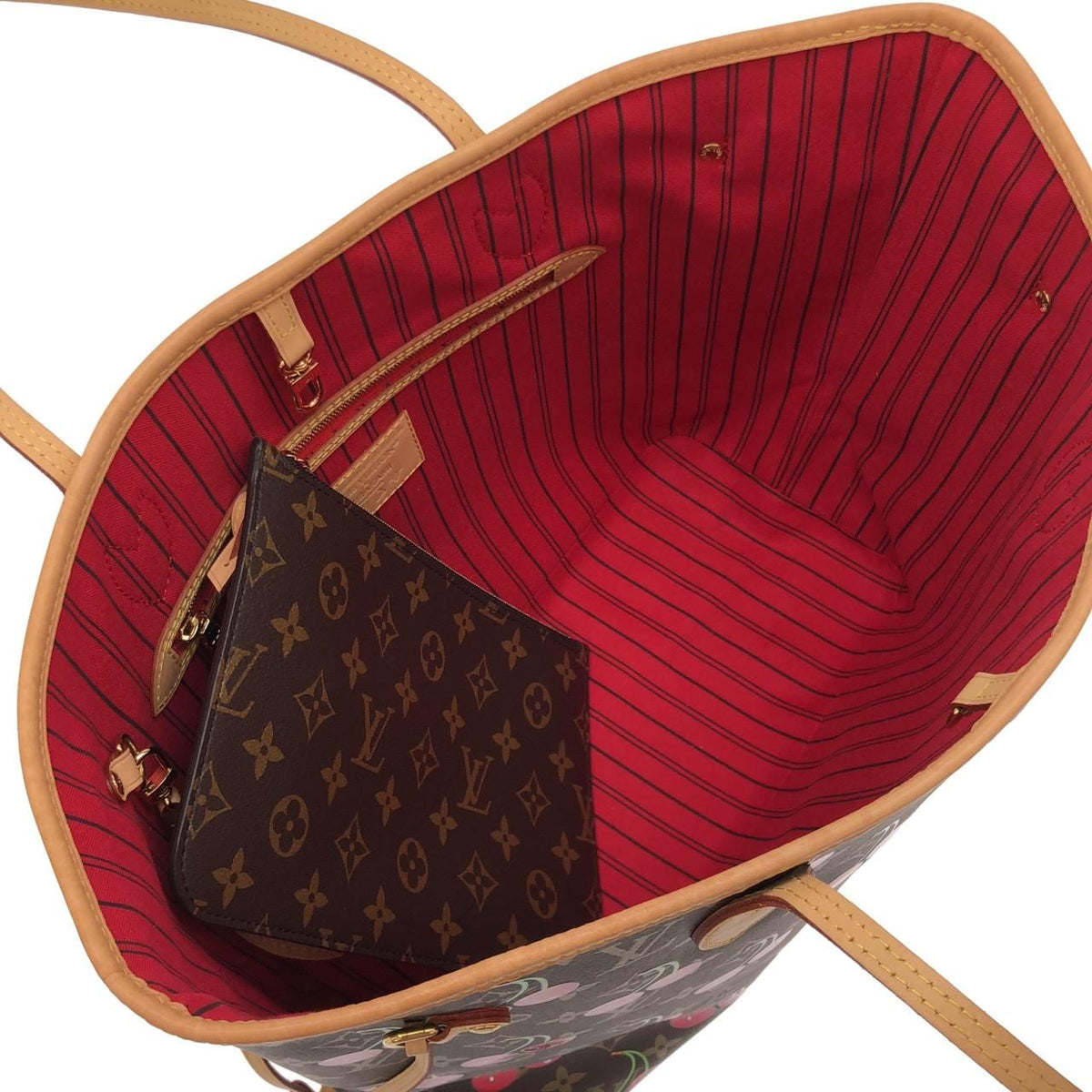 Louis Vuitton Monogram Cherry Neverfull MM Bag