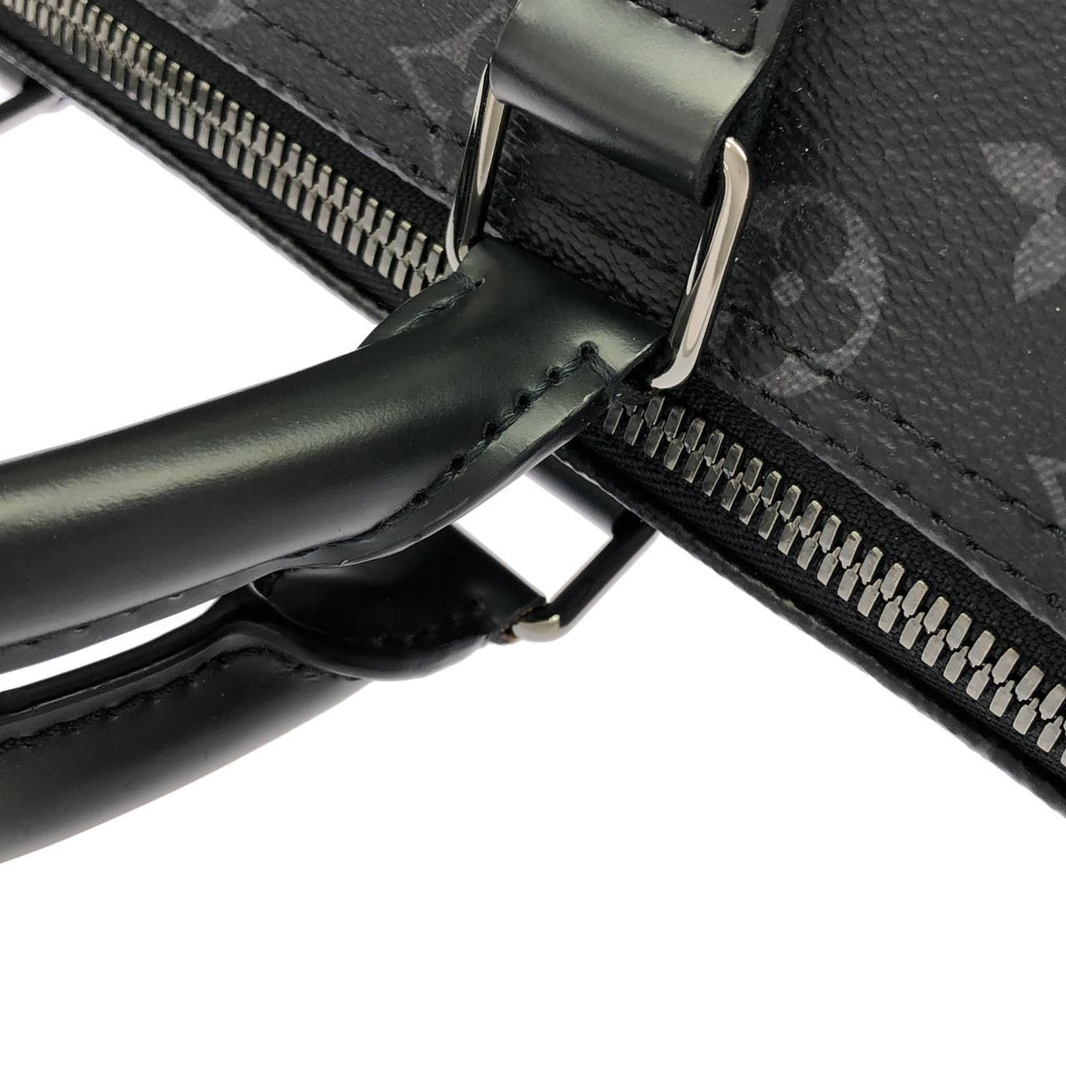Louis Vuitton Monogram Eclipse Keepall Bandouliere 45 Boston Bag — view 6
