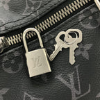 Louis Vuitton Monogram Eclipse Keepall Bandouliere 45 Boston Bag — view 5