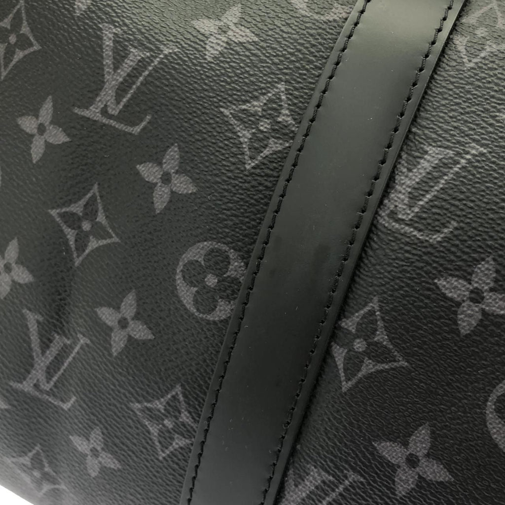 Louis Vuitton Monogram Eclipse Keepall Bandouliere 45 Boston Bag — view 2