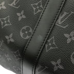 Louis Vuitton Monogram Eclipse Keepall Bandouliere 45 Boston Bag — view 4