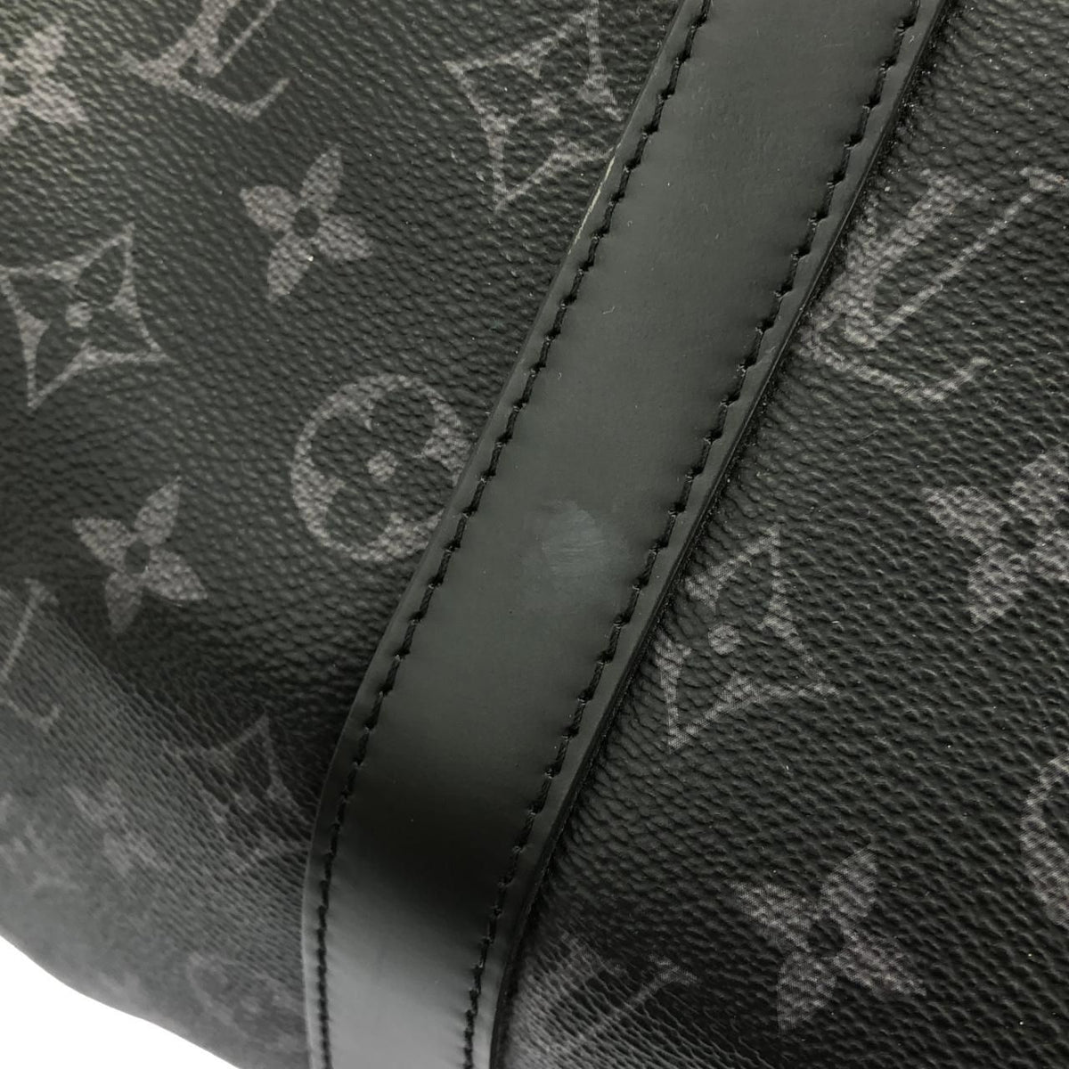 Louis Vuitton Monogram Eclipse Keepall Bandouliere 45 Boston Bag — view 4