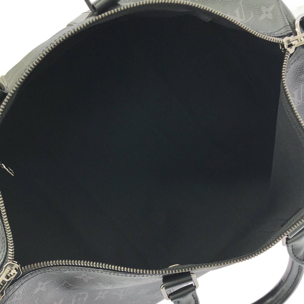 Louis Vuitton Monogram Eclipse Keepall Bandouliere 45 Boston Bag — view 8