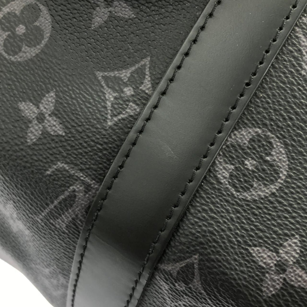 Louis Vuitton Monogram Eclipse Keepall Bandouliere 45 Boston Bag — view 3