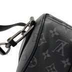 Louis Vuitton Monogram Eclipse Reverse Keepall Bandouliere 25 Boston Bag — view 5