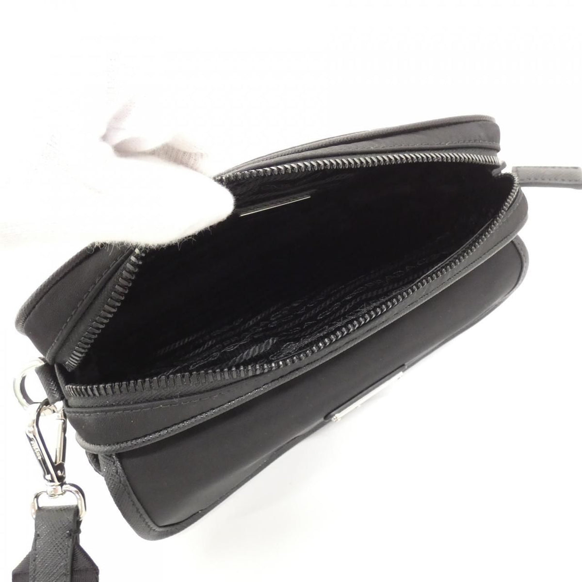Prada Shoulder Bag Silver — view 7