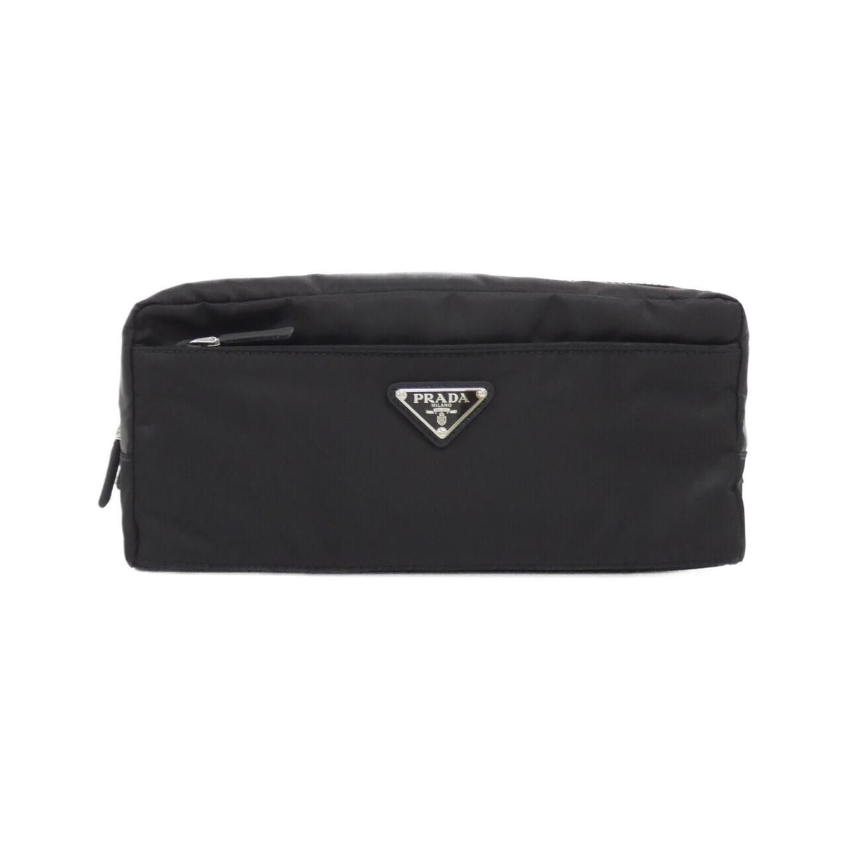 Prada Second Bag Vanity Bag Silver
