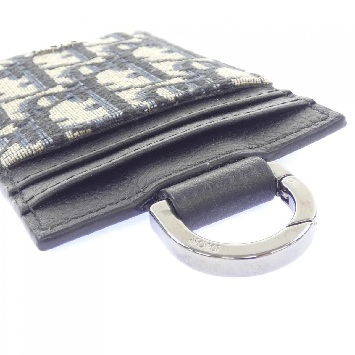 Dior Oblique Jacquard Card Case — view 4
