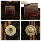Fendi Zucca Brown Silver Canvas Leather Tote Bag — view 4