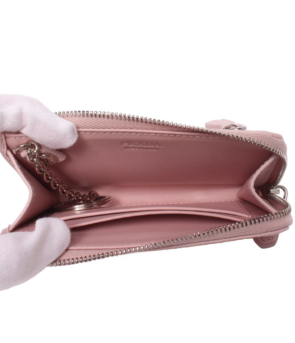 Prada Coin Purse Card Case with Key Ring — view 5