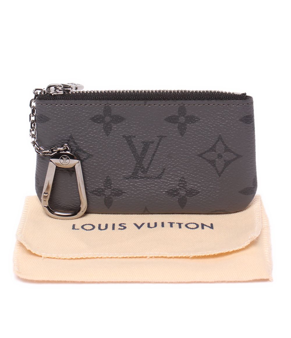 Louis Vuitton Coin Purse with Key Ring Pochette Cles Monogram Eclipse Reverse — view 8