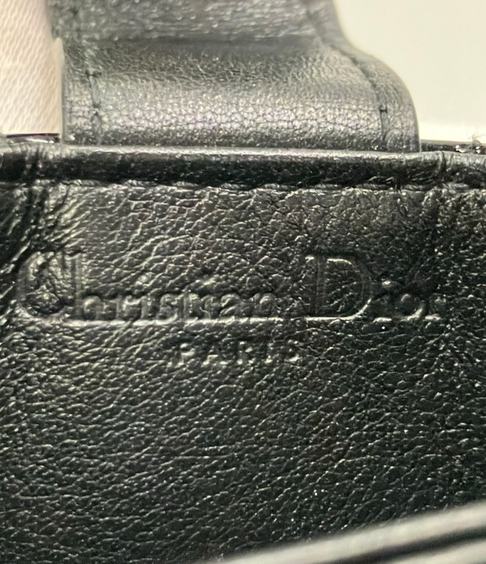 Dior Card Case Lady Jasmine Cannage Patent Leather — view 6