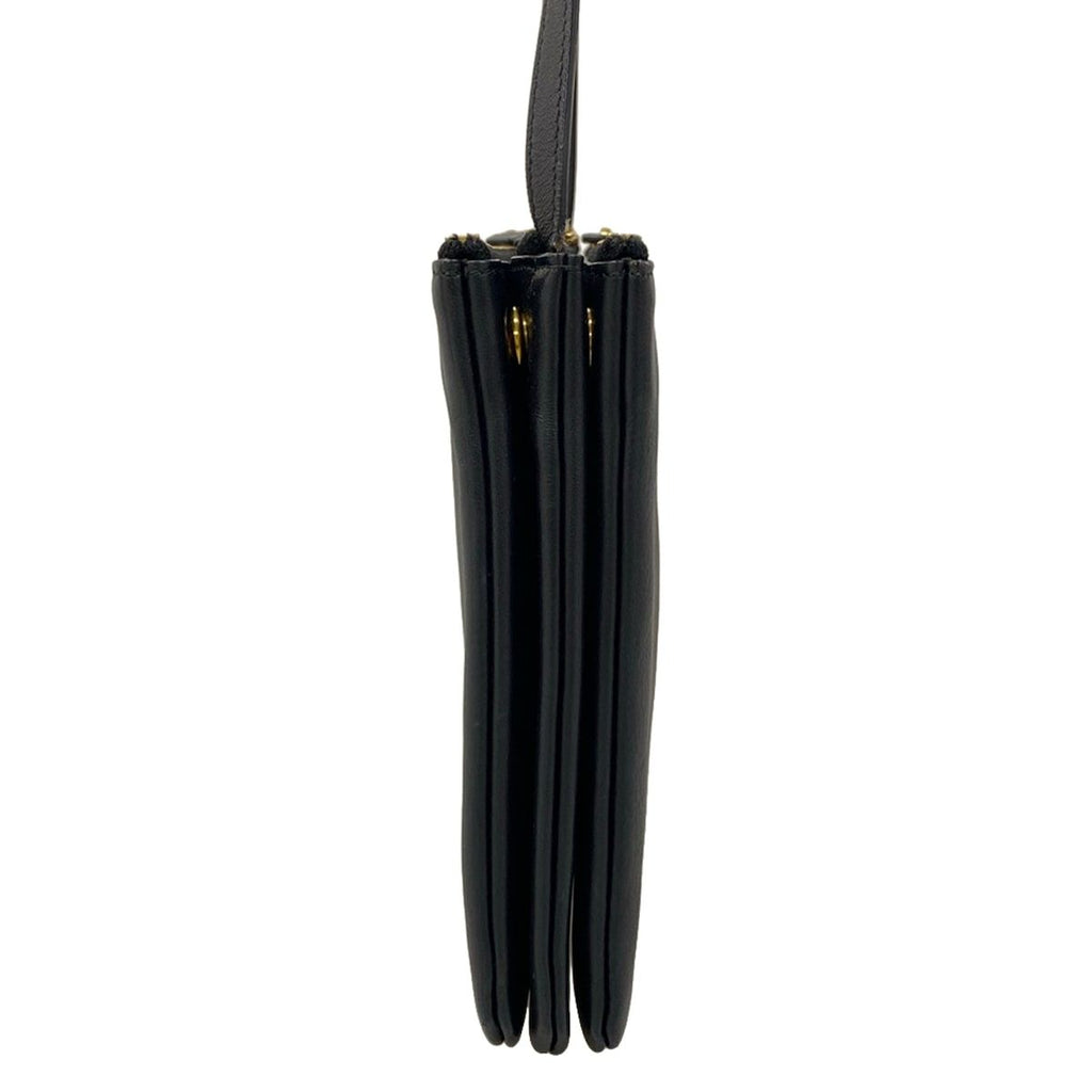 Celine Shoulder Bag Trio Large Black Leather — view 4